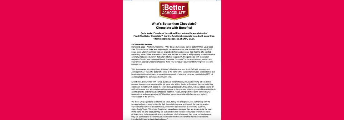 Our First even Press Release!