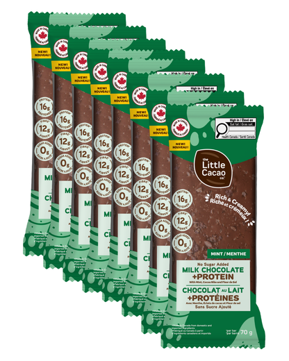 Milk Mint Chocolate - Pack of 8 Chocolate Bars