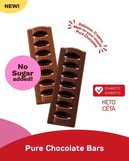 Creamy Pure Chocolate Bars, Zero Sugar added, +High Protein (16g*), High Pre-Biotics Fibre, VARIETY (x4 Milk, x4 Dark, x2 Mint) *Best Seller* (10x34g)