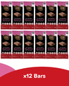 Creamy, Melt-in-your-Mouth Pure Chocolate Bars, Zero Sugar added, High Pre-Biotics Fibre, Milk Chocolate, High Antioxidants (12x32g)