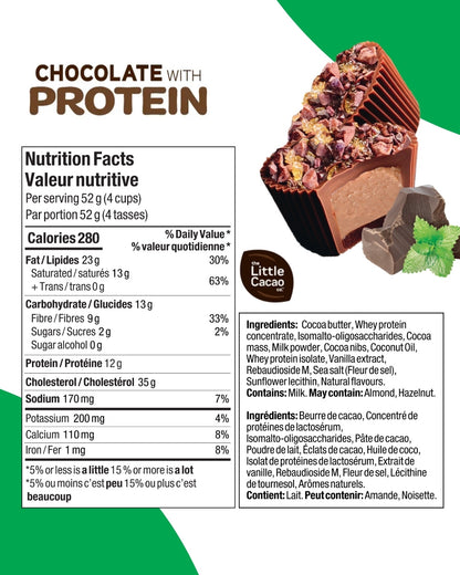 Chocolate Mini Cups Mint